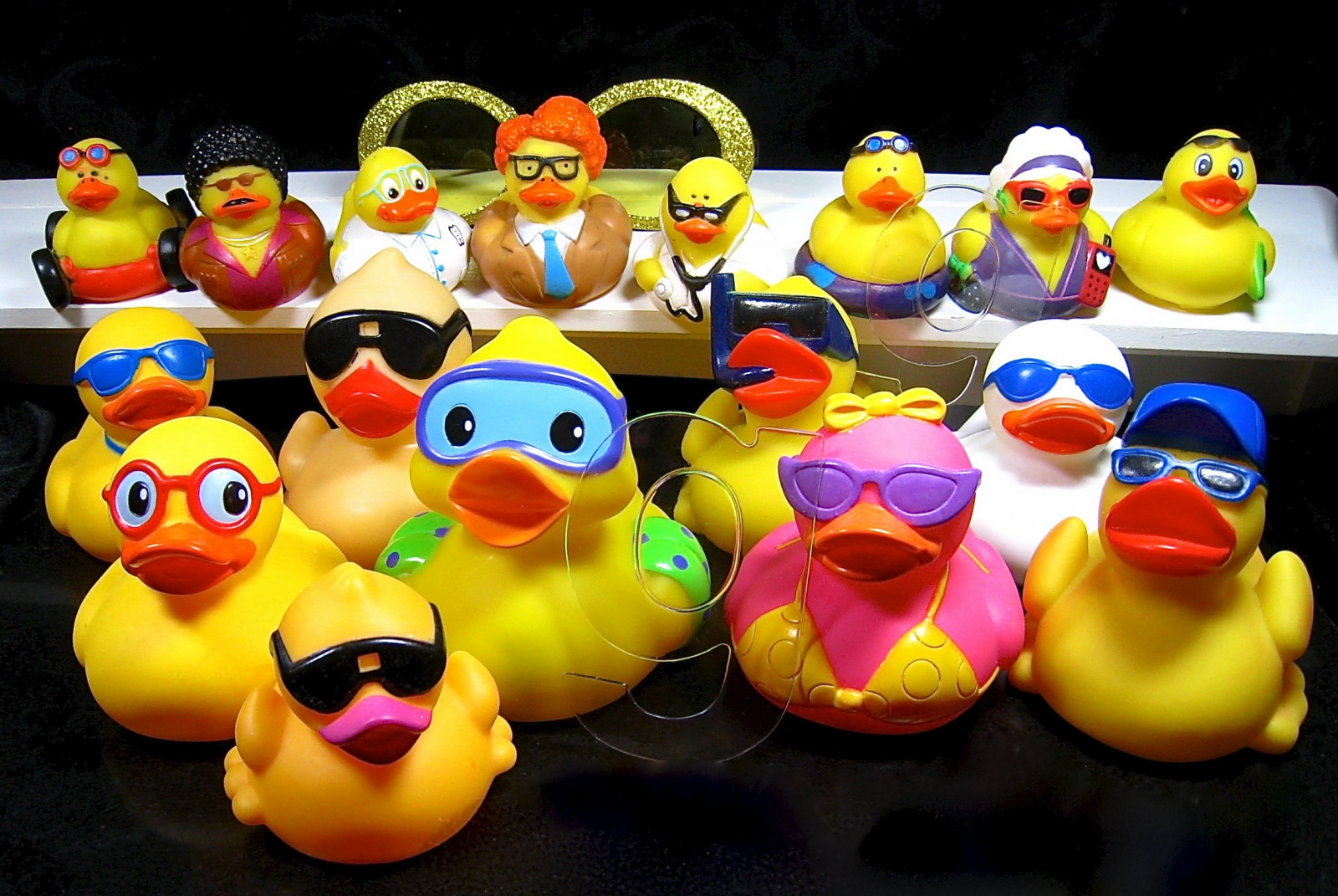 bicchieri, occhiali, gisfor, duckies, anatroccolo