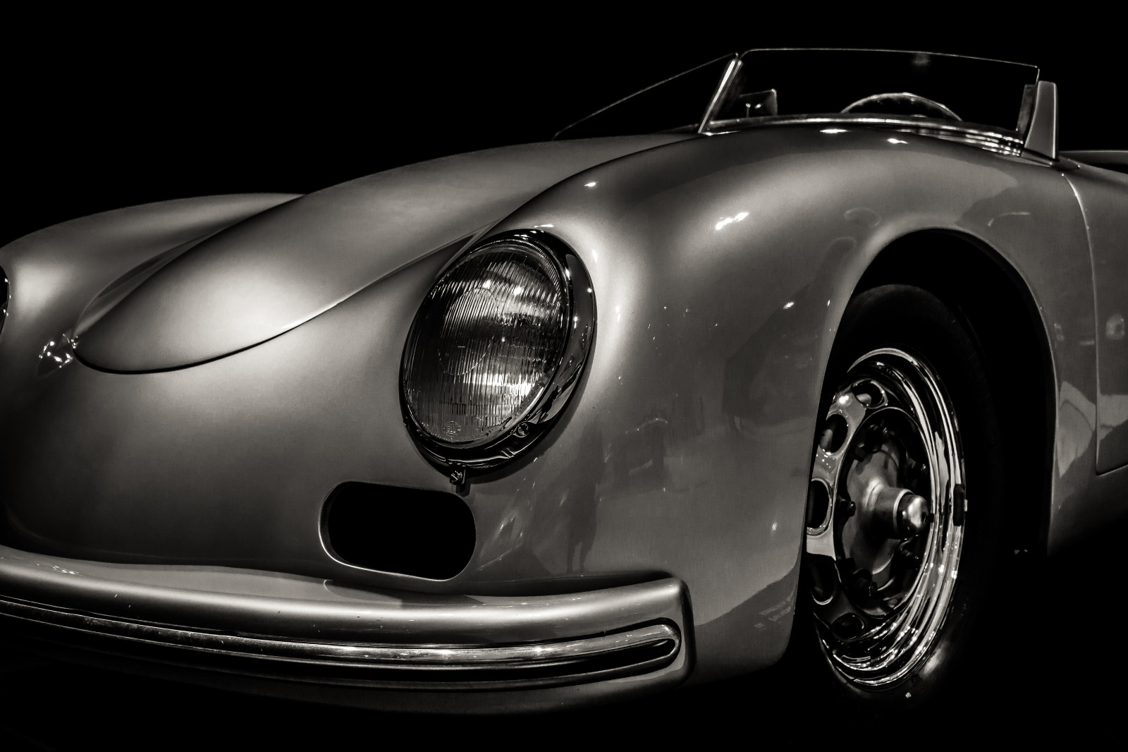 auto, tělesné, auto, Německo, deutschland, Stuttgart, Sony, Rtuť, Porsche, E, SW, Schwarzweiss, F4, Speedster, sportovní auto, Pz, 356, Porscheplatz, Porschemuseum, Bádensko-Württembersko, Sportwagen, Zuffenhausen, Quecksilber, 18105 mm, A6000