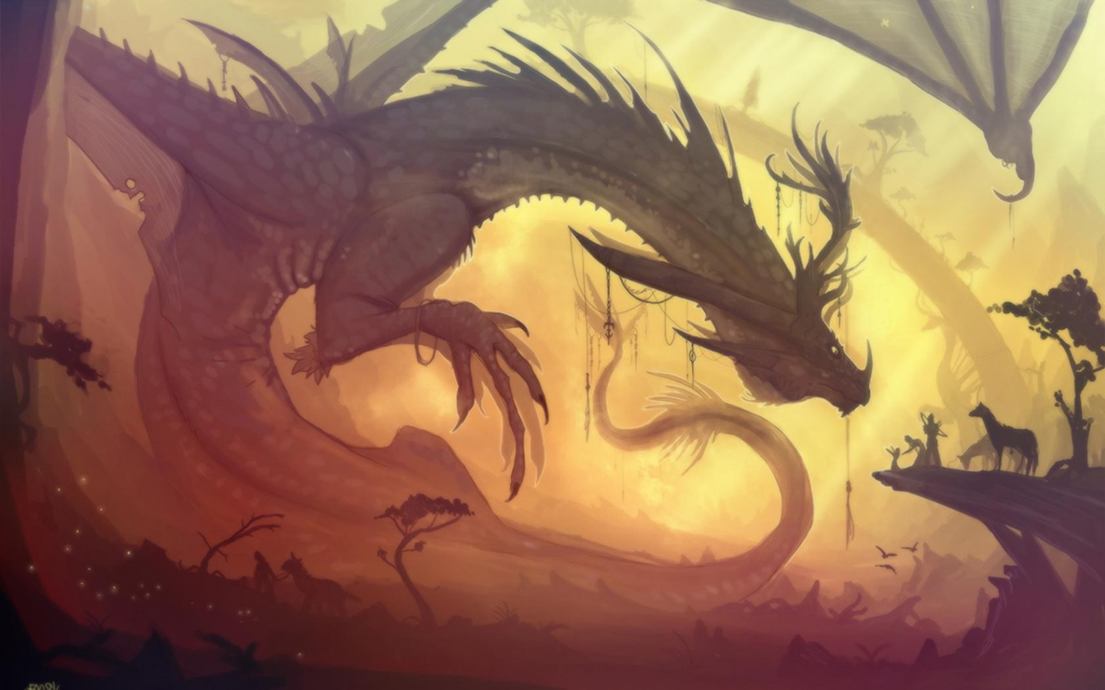 1680x1050 px, Dragão, Fantasia arte