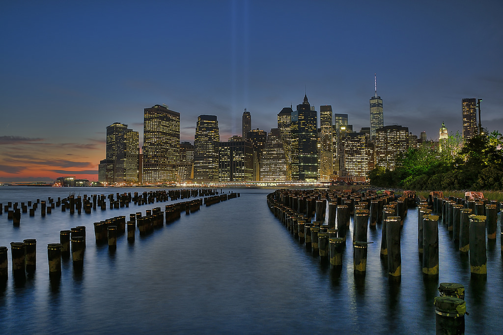 wowographycom, Dumbo, Brooklyn, nábřeží, Pier1, september11, 911, Tributeinlights, 2015, Lower Manhattan, New York City, NYPD, FDNY, papd, 343, architektura, krajina, panoráma města, groundzero, nikdy nezapomeň, 3677291, 911memorial, tomreese, fotografování, 500px