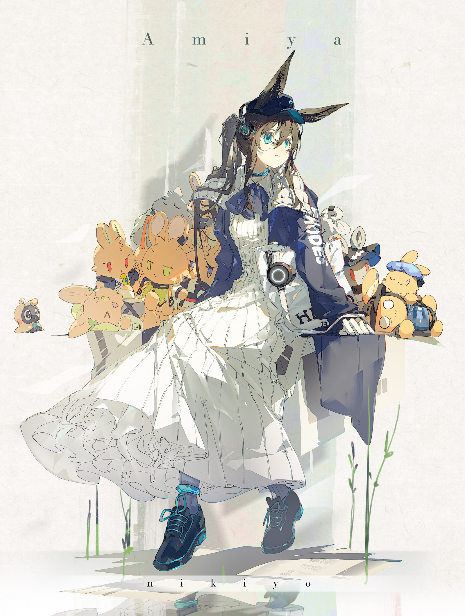 デスクトップ壁紙 : niqiusama artist, Amiya Arknights, Chen Arknights, docter ...