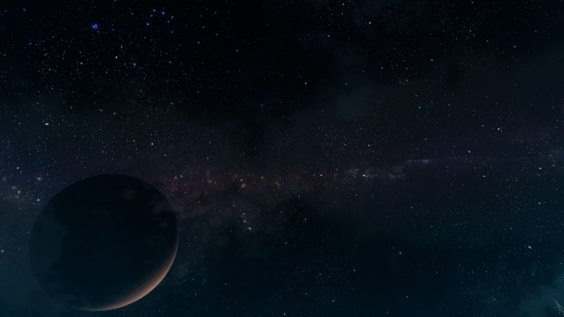 The Elder Scrolls V: Skyrim, noche, Luna, espacio The Elder Scrolls V: Skyrim, noche, Luna, espacio
