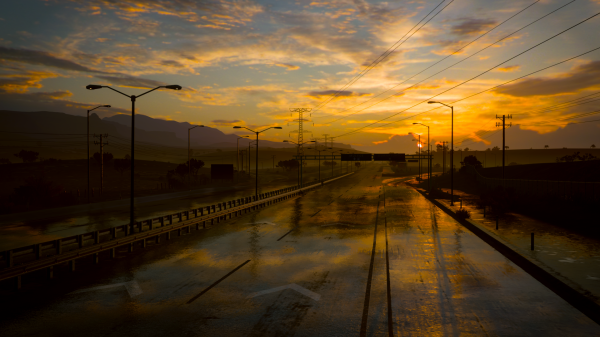 video games,Forza,Forza Horizon 5,road,clouds,dark