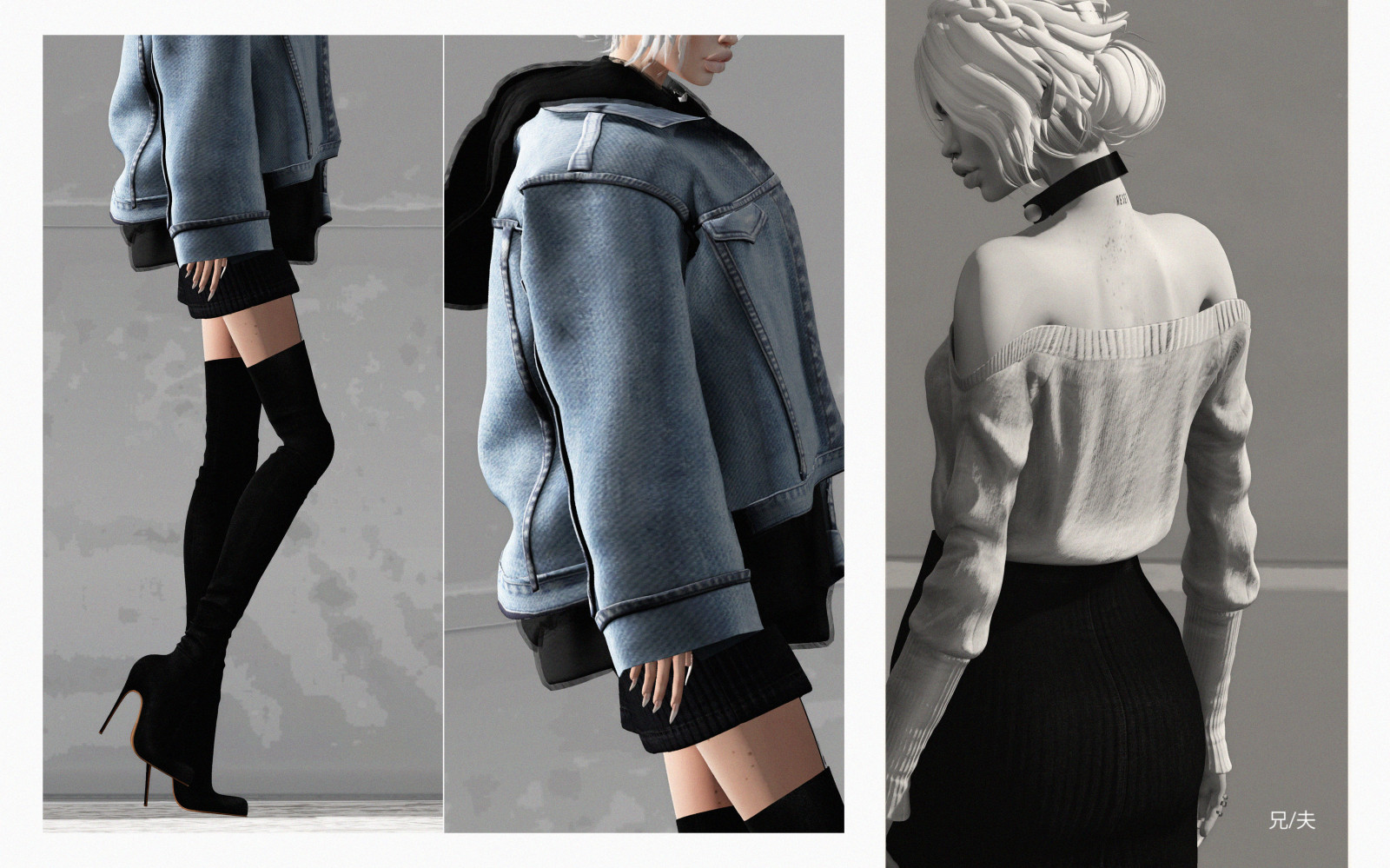 SL, ชีวิตที่สอง, Teayou, หญิง, Maitreya, ผม, บุญ, Doux, คอเลสเตอรอล, Seul, แปลก, หมวก, แจ็คเก็ต, ผ้ายีนส์, croptop, กระโปรง, ovh, สูงเกินไป, K9, kustom9, รองเท้าบูท, โพสท่า, lepoppycock, overlow