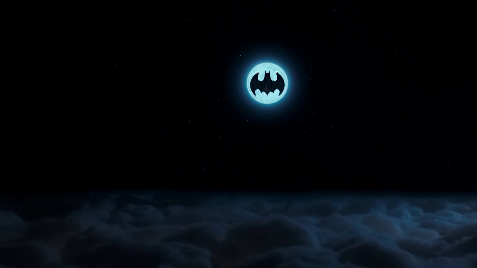 Batman 1989, filmes, Stills de filme, Lua, Batwing aircraft, nuvens, céu, noite