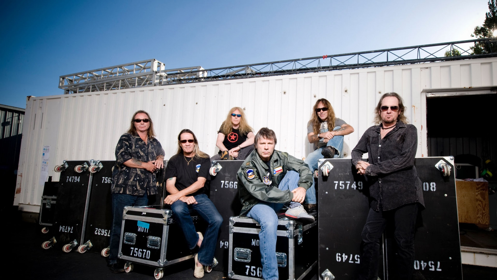 Iron Maiden, bicchieri, gruppo musicale, cielo, Guarda