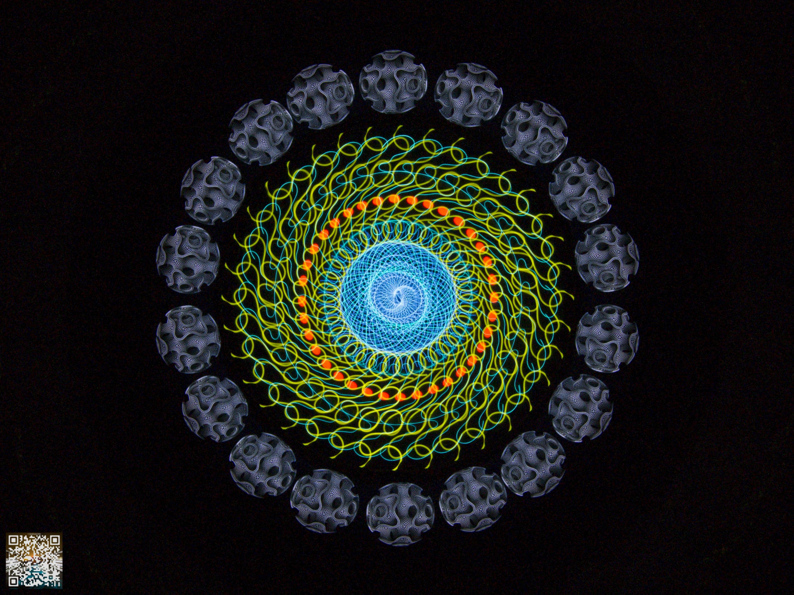 spirála, koule, symetrie, Fotoaparát, Kánon, kruh, objektiv, vesmír, mandaly, krytý, lp, Martin, lightpainting, 550D, 54, Tokina, sooc, fraktální umění, font, přístroj, organismus, chrámy, 1116mm, otáčení, dočasný, limitován, lpuk, martbarras, lightpaintinguk, elwire, Barras, 36str, 18kolem