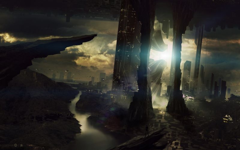 1920x1200 px, umělecká díla, digitální umění, fantasy umění, panoráma města 1920x1200 px, umělecká díla, digitální umění, fantasy umění, panoráma města