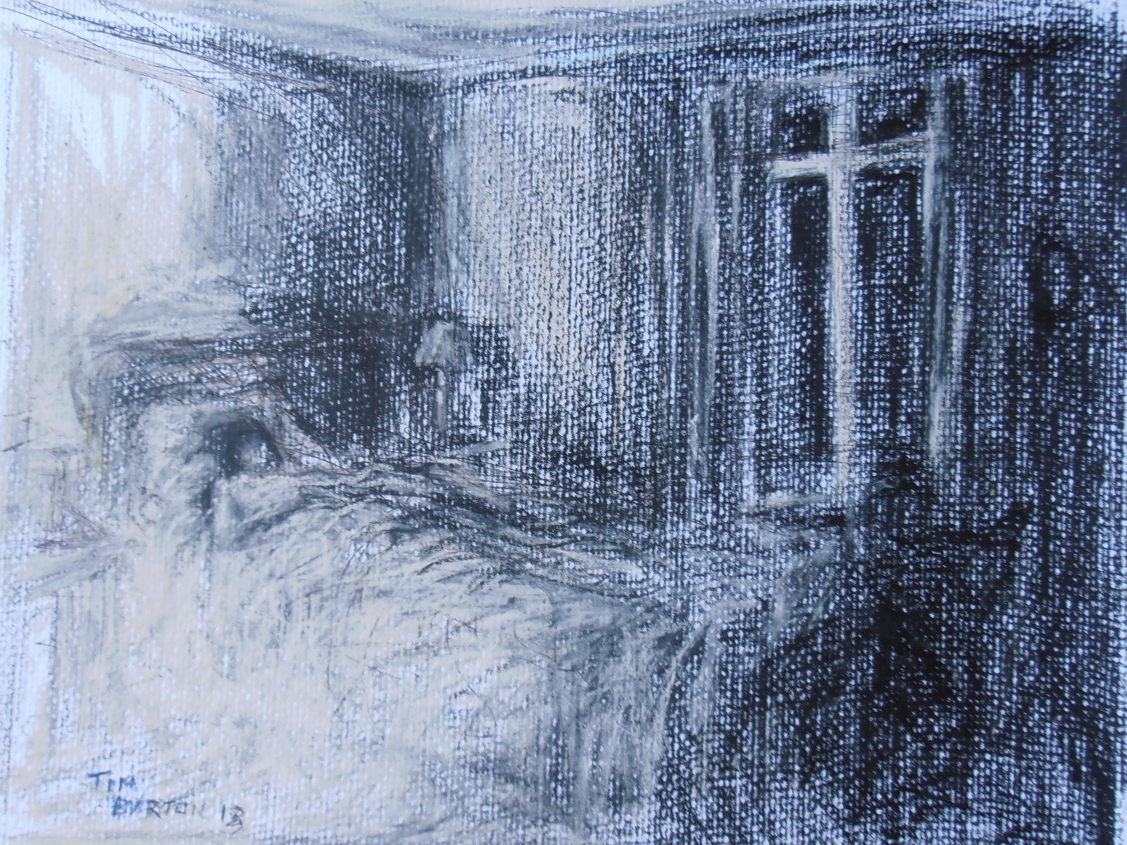 výkres, malování, umělecká díla, modrý, led, zmrazení, UMĚNÍ, materiál, ženský, expresionismus, textil, skica, wakefieldartisttimburton, room4thegrandhotelscarborough