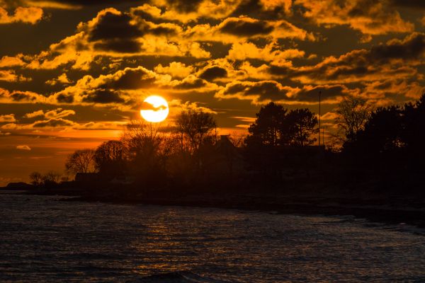sunlight,sunset,sea,sky,night,reflection