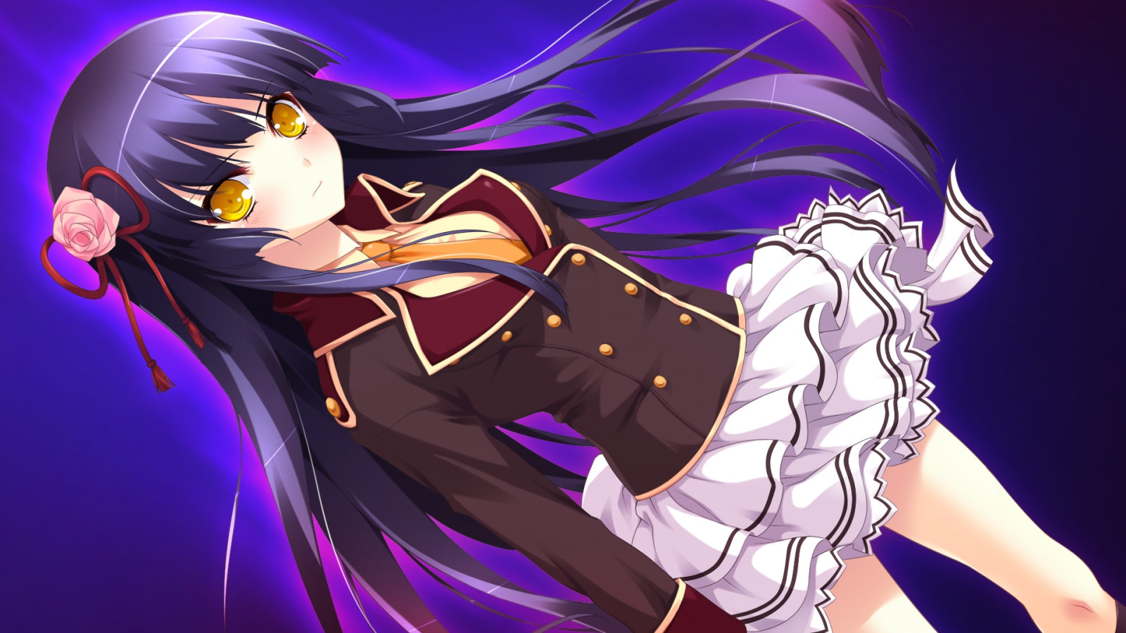 ilustrace, anime, bruneta, kreslená pohádka, sukně, dívka, dívej se, fiktivní postava, mangaka, hyper vysokorychlostní genius, shiguresato Himeno