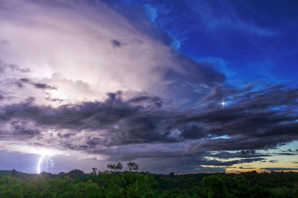 sunlight, landscape, sunset, sky, rain, nature