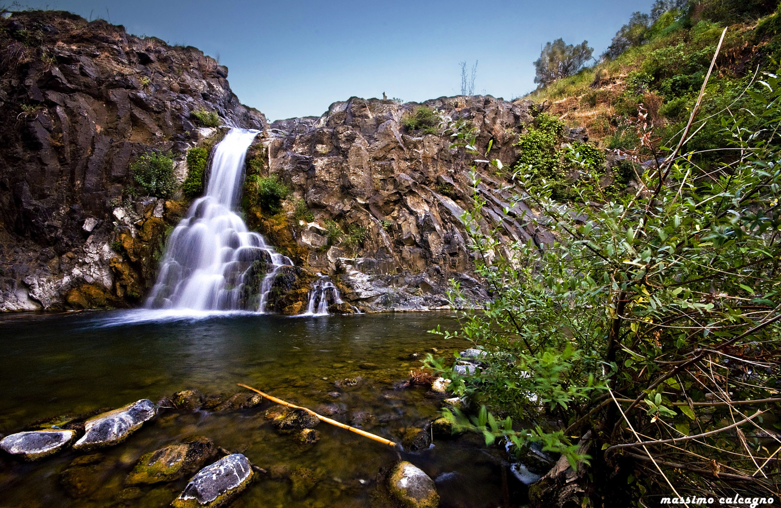 Water Rocks Italy Wallpaper : Italy, nature, wet, water, rock, river, waterfall, Nikon ...
