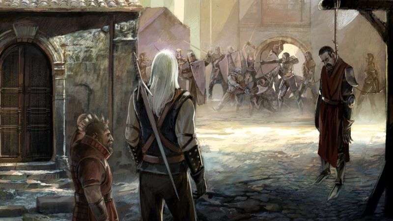 The Witcher, Geralt di Rivia, mitologia, immagine dello schermo, 1366x768 px, storia antica The Witcher, Geralt di Rivia, mitologia, immagine dello schermo, 1366x768 px, storia antica