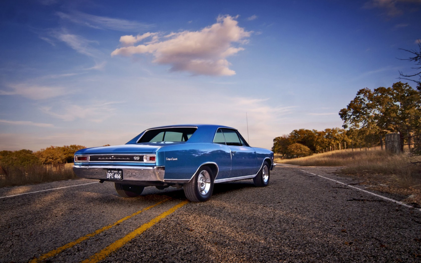 Chev Car Rear Wallpaper : rear view, sports car, Chevrolet, Sedan, 1966, wheel ...