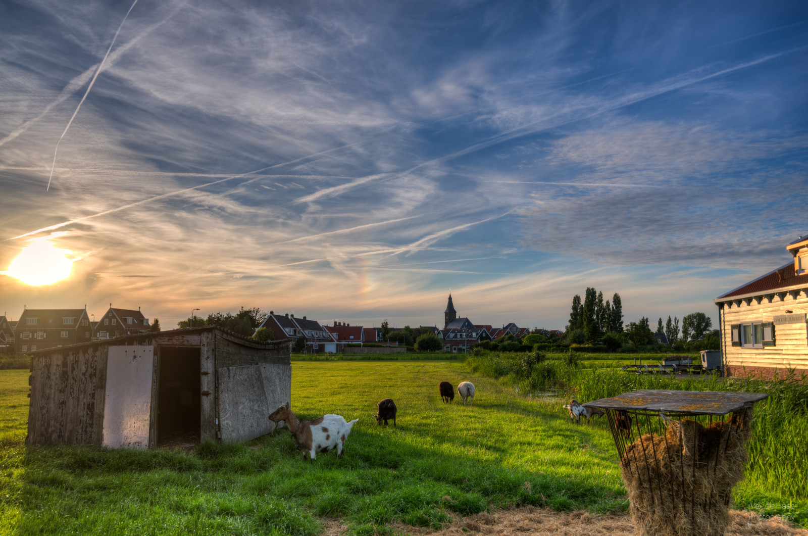 nebe, mrak, pole, tráva, venkov, hospodařit, večer, ráno, svítání, strom, slunečnímu záření, krajina, vesnice, louka, atmosféra, kopec, vysočina, horizont, lučina, meteorologický jev, rostlina, západ slunce, soumrak, Dům, svítání, prérie, pastvina