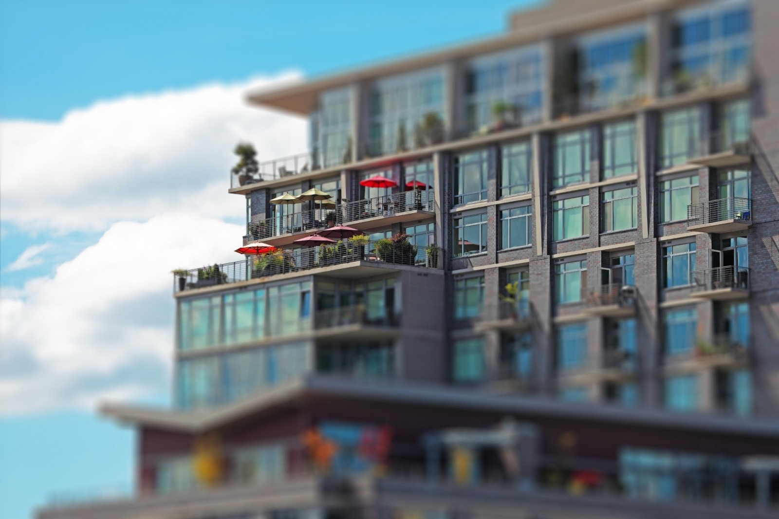 costruzione, condominio, uso misto, cielo, facciata, palazzone, appartamento, metropoli, città, finestra, Hotel