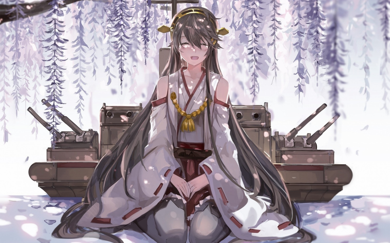 anime, Kantai Collection, kimono, oblečení, dívka, kostým, Snímek obrazovky