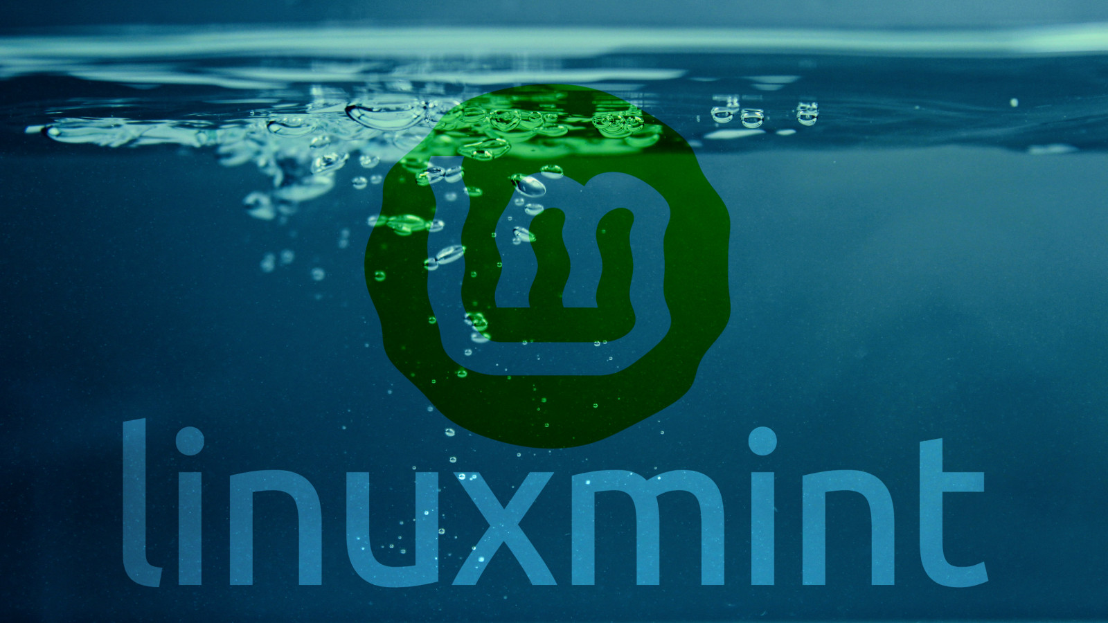 Linux Labratory Background Wallpaper : Linux Mint, water, simple background 2560x1440 - 3517722360 ...