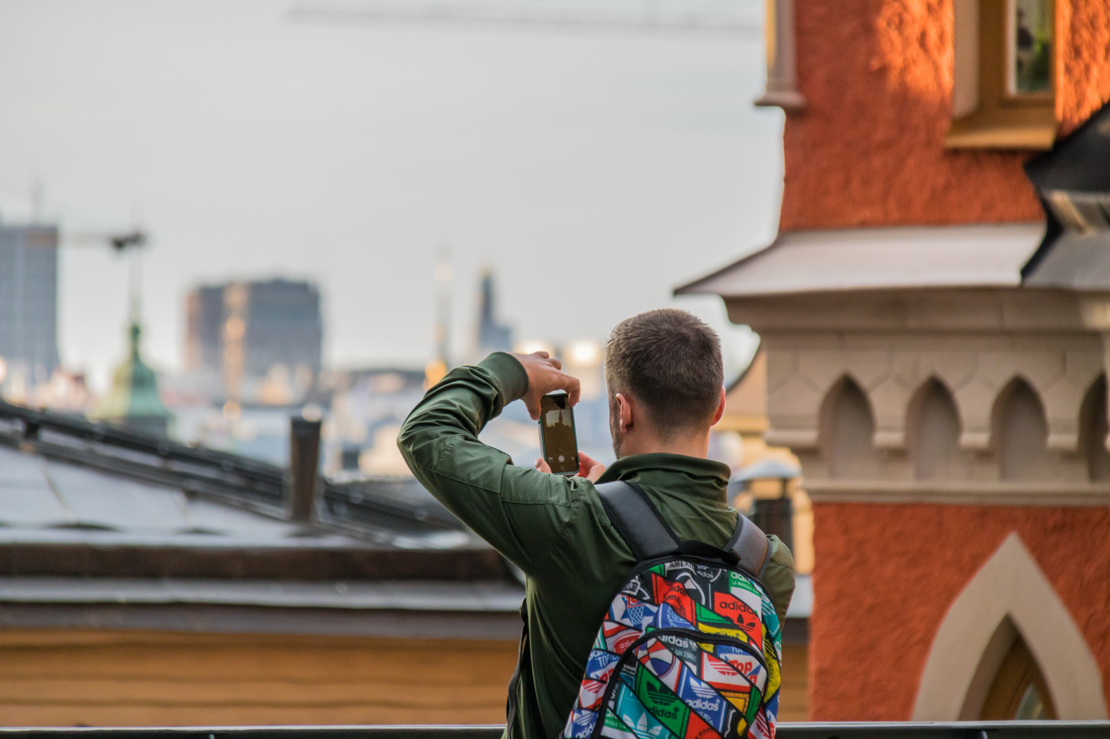 lidé, ulice, telefon, Stockholm, jaro, barva, m nniska, attackfoto, mobil, attackfoto7, mariahissen