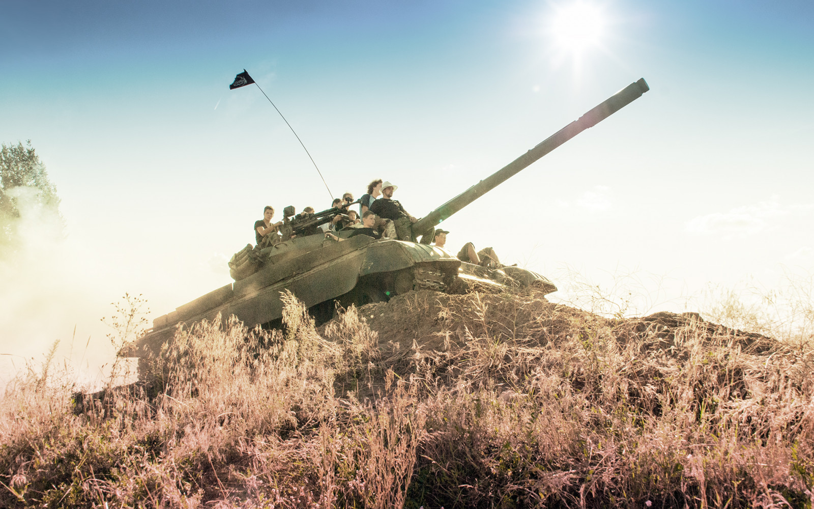 Wallpaper : landscape, sky, weapon, soldier, tank, summer, army, Rally ...