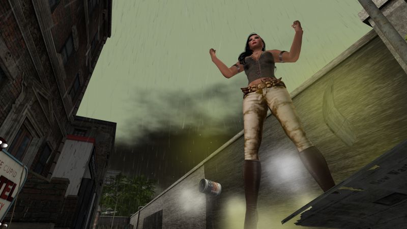 Snímek obrazovky, rekreace, strom, zábava, nebe