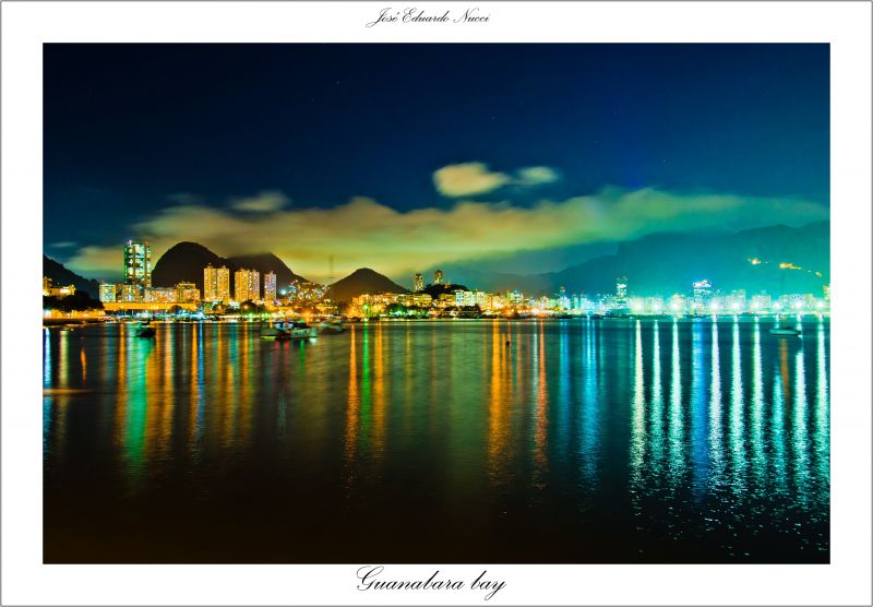 ท้องฟ้า, น้ำ, ทะเล, การสะท้อน, กลางคืน, เงียบสงบ