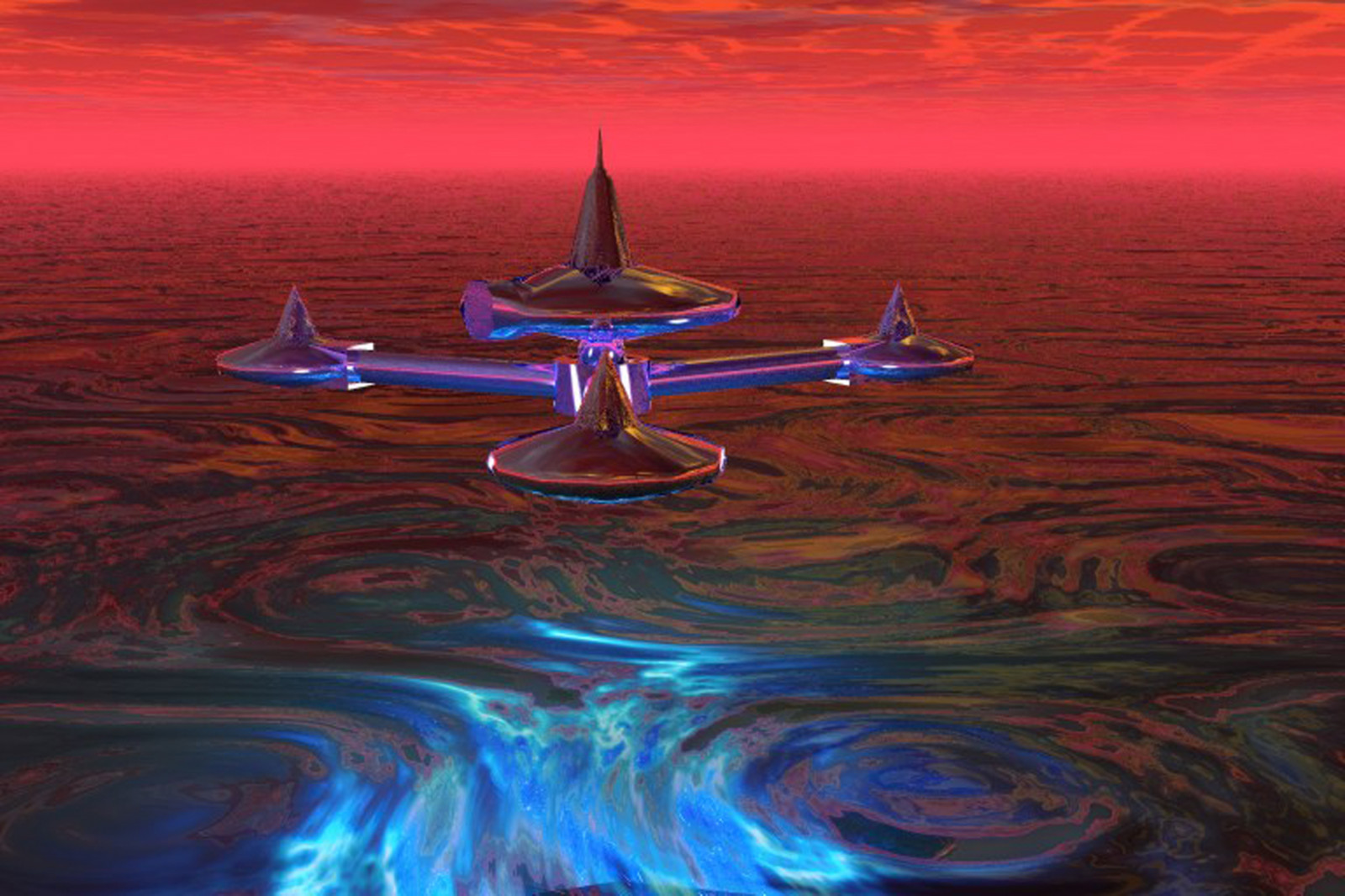 Wallpaper : 3d graphics, bryce, Adam Magie Artist, space station