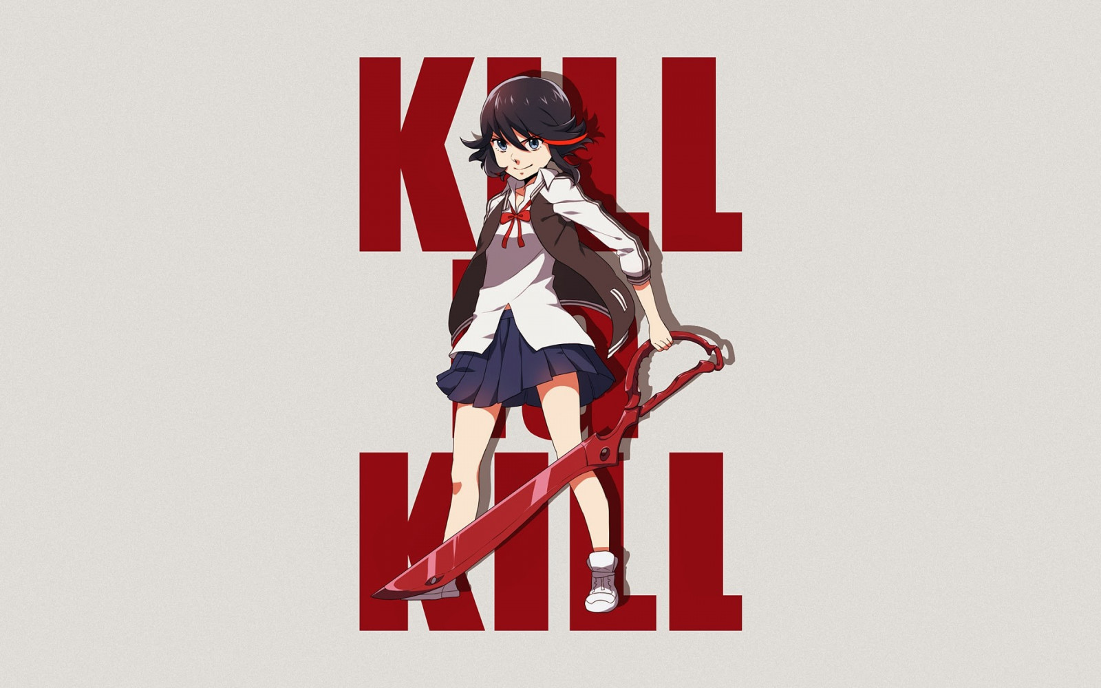 ilustrace, kreslená pohádka, Kill la Kill, Matoi Ryuuko, plakát, značka, skica