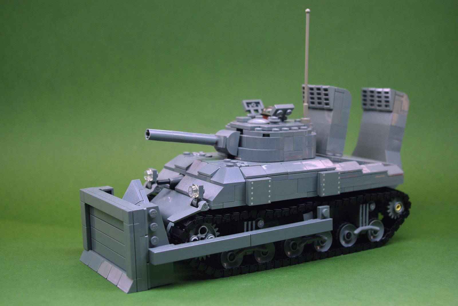 nádrž, LEGO, válečný, druhá světová válka, brnění, 2. světové války, M4, Sherman, 2. světová válka, brickarms