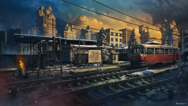 train,railway,ATOM RPG,RPG,Trudograd,ruins