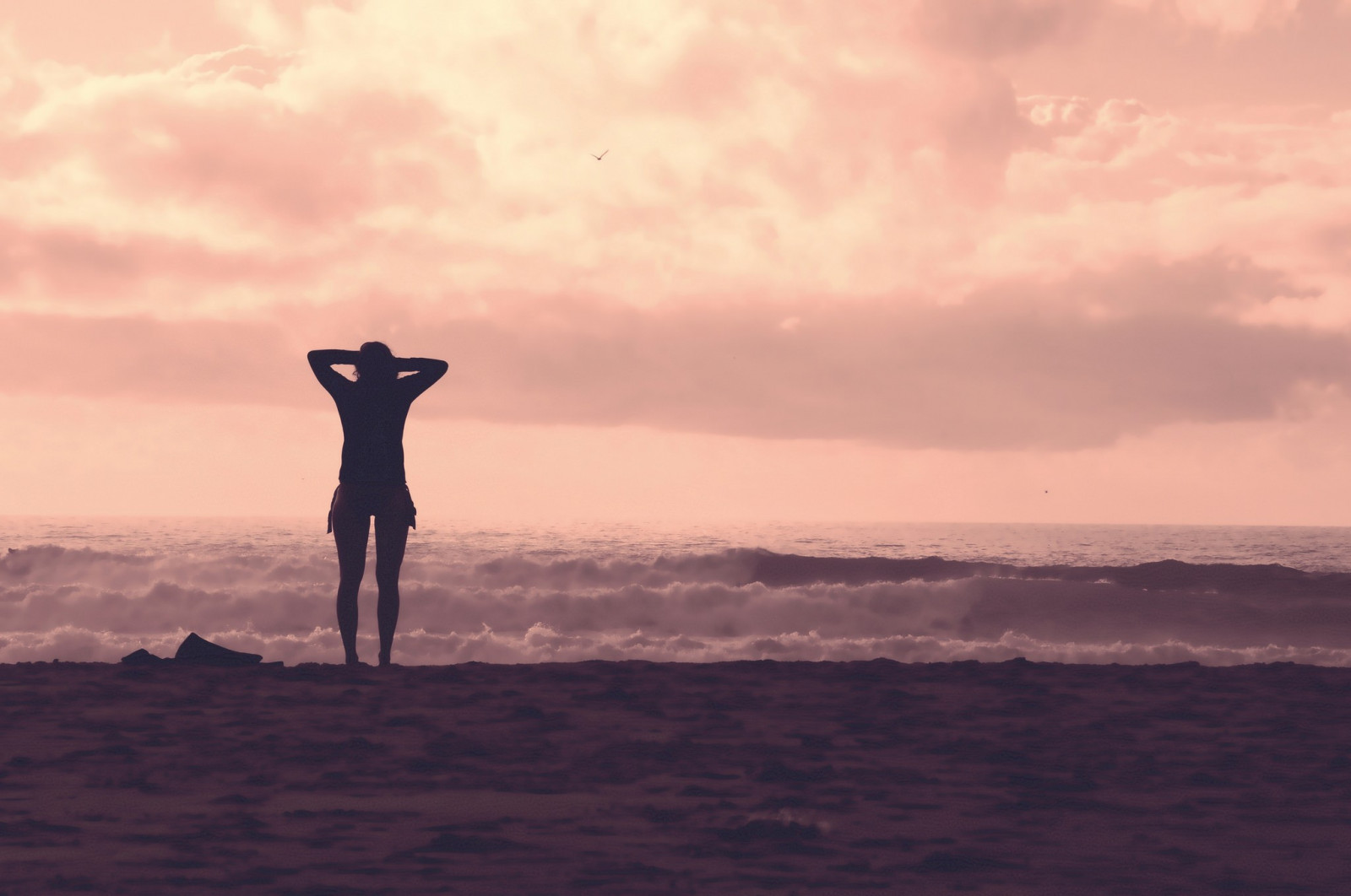 paesaggio, donne, tramonto, mare, puntellare, sabbia, cielo, silhouette, spiaggia, Alba, sera, mattina, costa, filtro, orizzonte, crepuscolo, nube, alba, oceano, onda, fenomeno atmosferico, corpo d'acqua