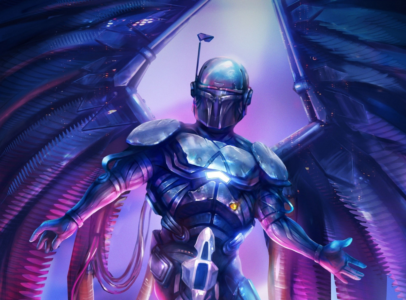 Hvězdné války, umělecká díla, modrý, super hrdina, fan art, Boba Fett, komiks, Snímek obrazovky, mecha, počítač tapeta, fiktivní postava, komiks