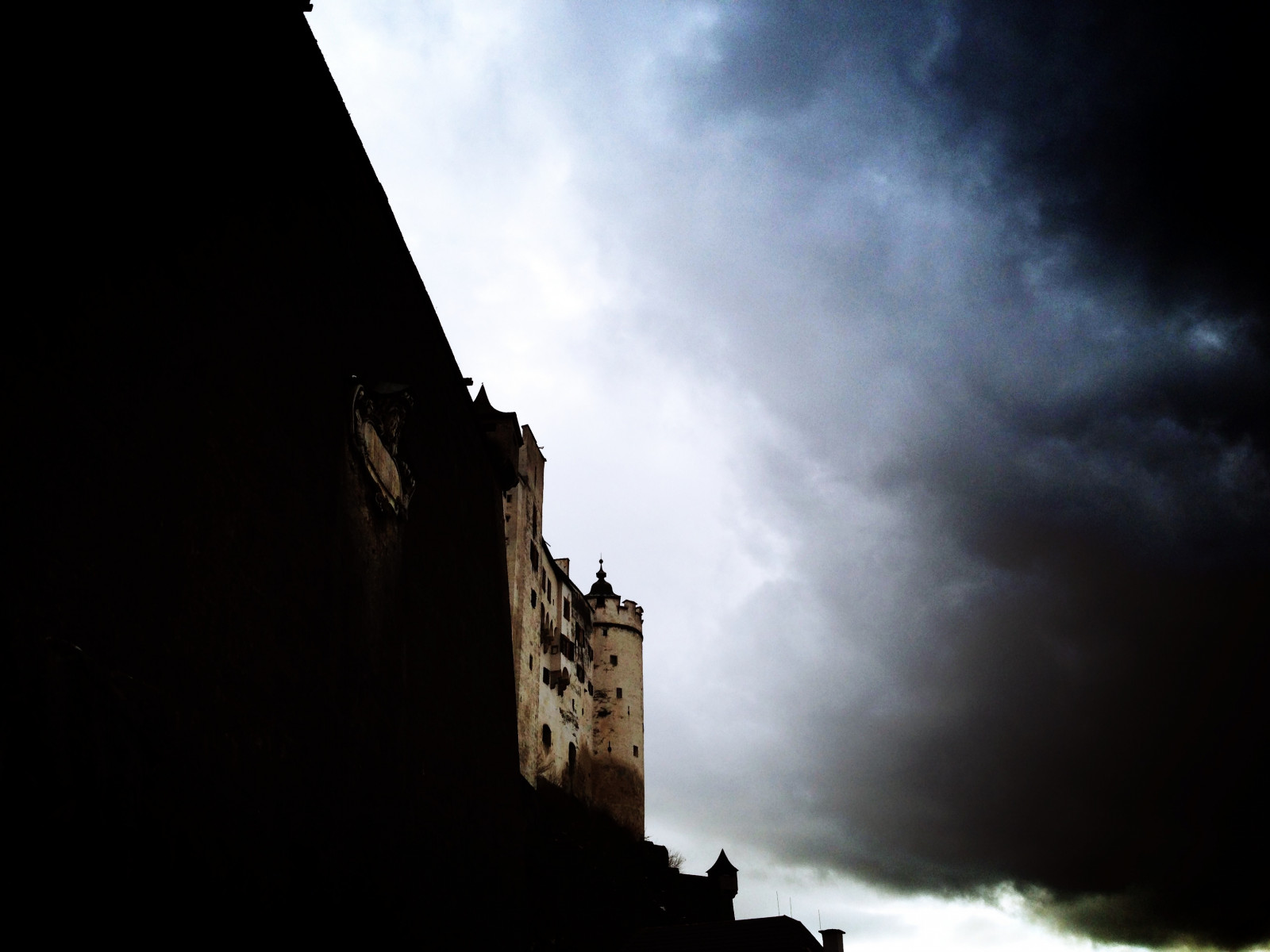 bjerg, Salzburg, slot, berg, mobil, skyer, Østrig, Osterreich, telefon, wolken, Sascha, burg, Gebirge, iPhone, Festung, Unger, Hohensalzburg, iphonography, iPhoneography, saschaunger