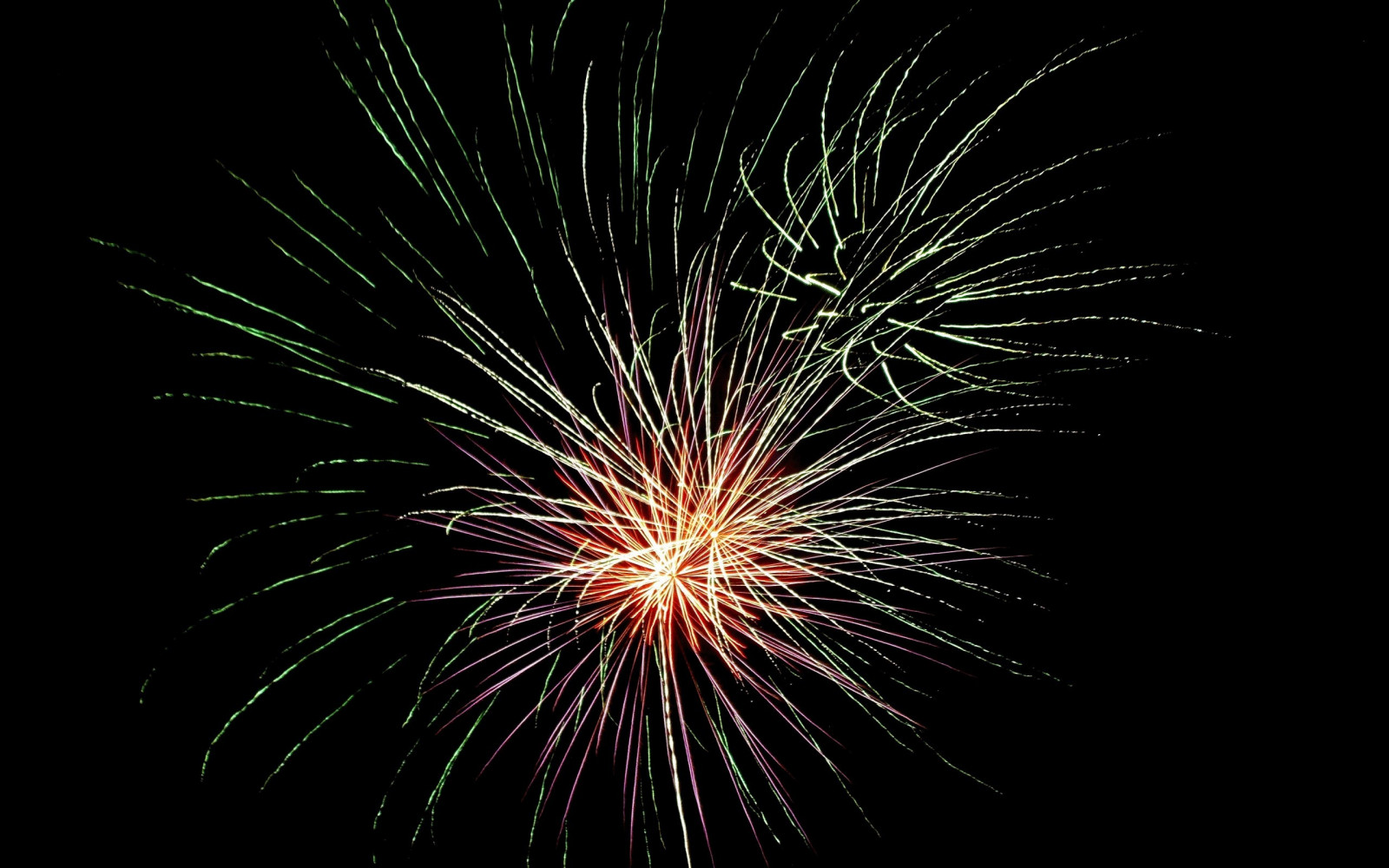 ilustrace, ohňostroj, událost, rekreace, Černý a bílý, rekreaci ve volné přírodě