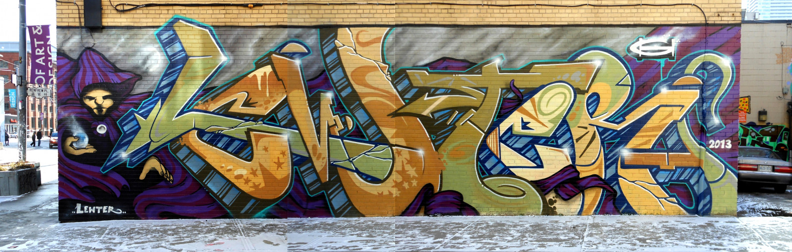 Wallpaper wall, graffiti, street art, Toronto, mural, Ontario, ART