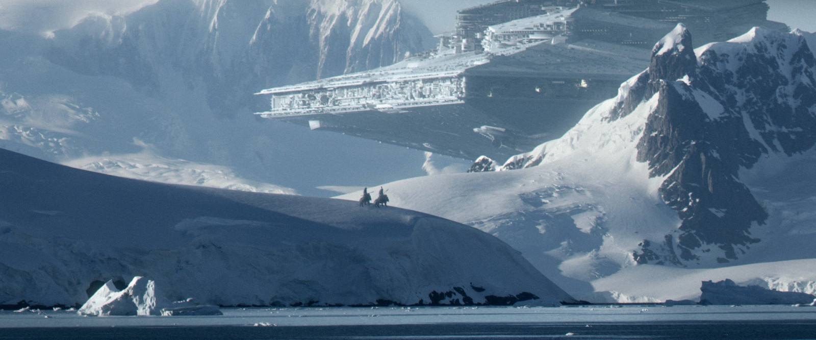 Stjerne krigen, snø, vinter, isfjell, is, fjord, Arktis, Star destroyer, Alpene, fjell, piste, breen, geologisk fenomen, fjellkjede, ekstremsport, havis, nordishavet, iskappe, glacial Landform