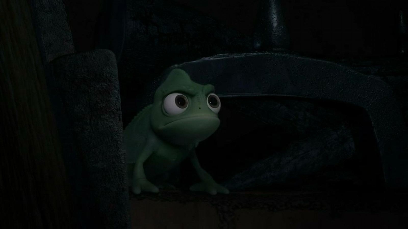 film, frø, padde, animerede film, Disney, Tangled, mørke, skærmbillede, computer tapet, fiktiv karakter