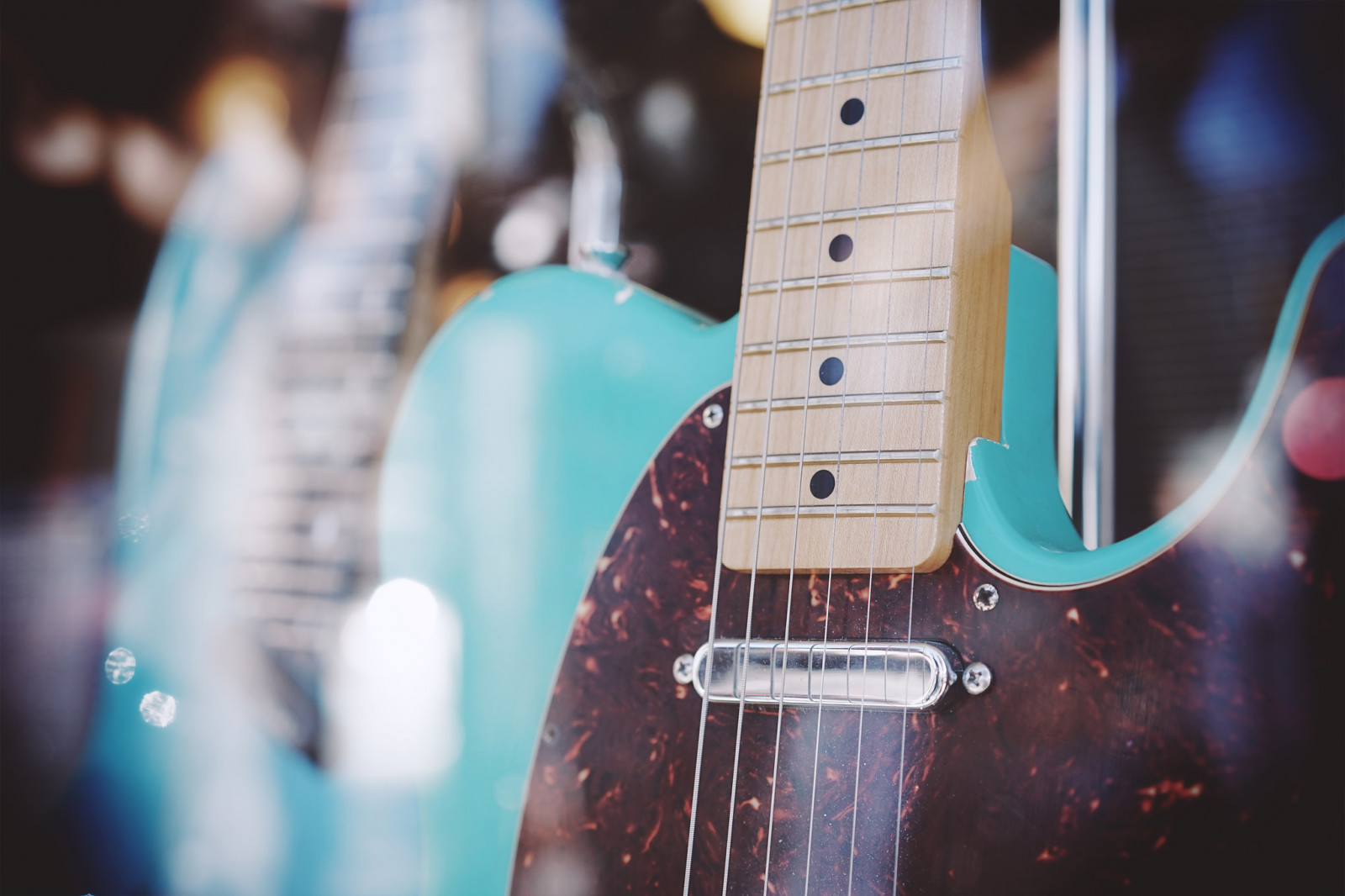 Wallpaper old, window, city, urban, musical instrument, music, blue