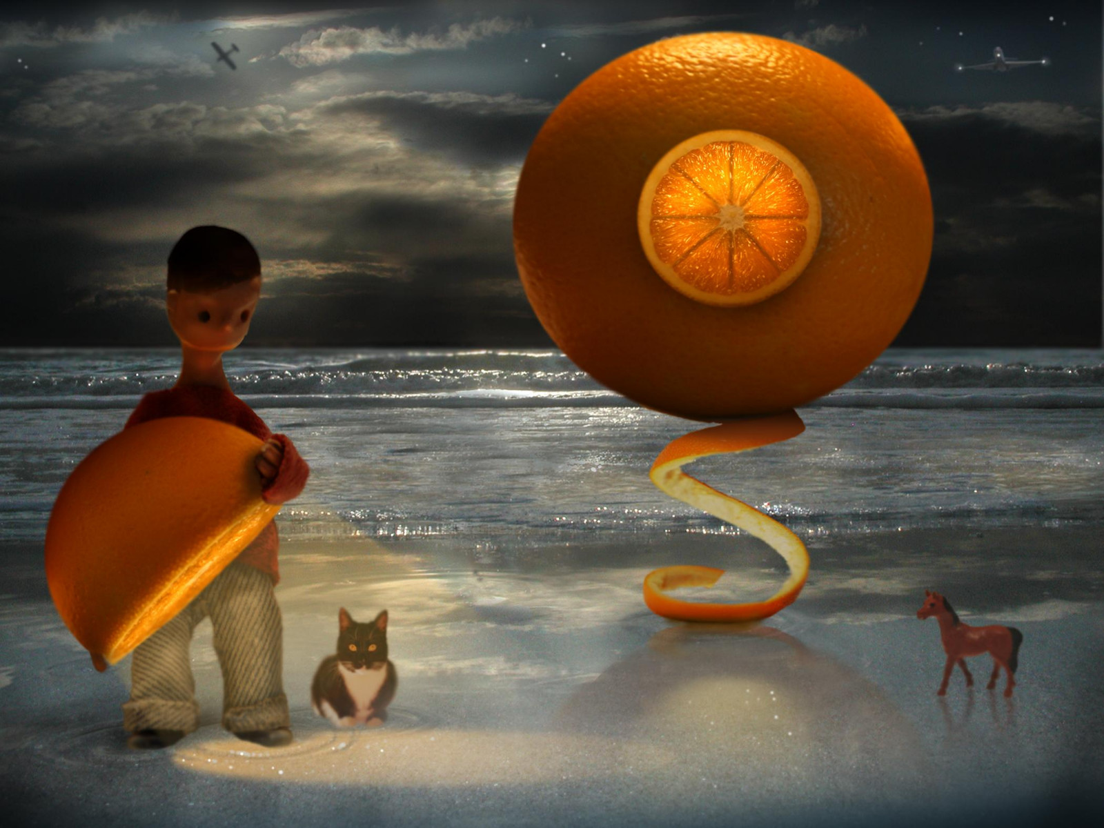 naranja, fenómeno, cielo, planeta, Papel pintado de la computadora, agua, divertido, espacio