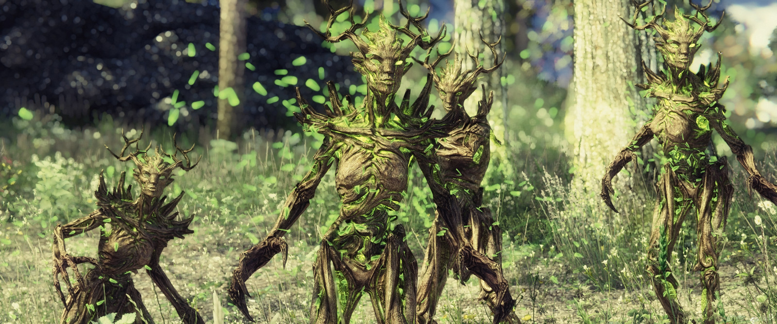 krajina, les, tráva, větev, Volně žijících živočichů, džungle, deštný prales, ENB, strom, rostlina, vegetace, videohry, zálesí, háj, Skyrim, ekosystém, biome, kufr, screenshoty, tráva rodina, prales, křoviny, modding, pcgaming, hledík, tetrodoxin, staré svitky, mods, snapdragonenb, elderscrollsv, plant community, valdivian temperate rain forest