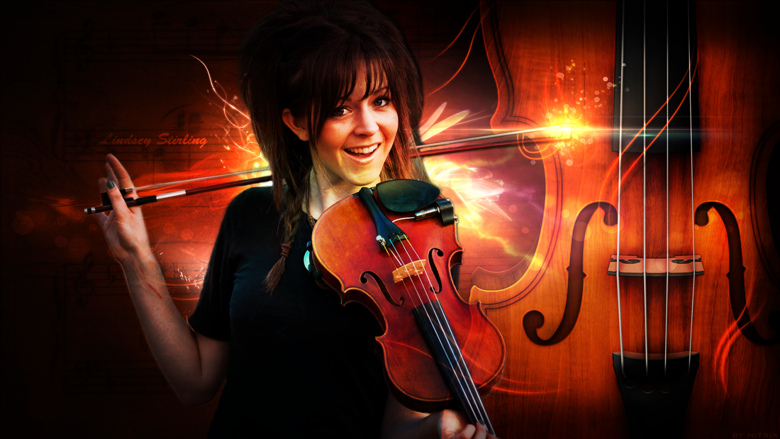 chitarra, strumento musicale, musica, musicista, violino, chitarrista, cantando, divertimento, Lindsey Stirling, prestazione, concerto, 1920x1080 px, strumento a corda, bassista, ensemble musicale, musica classica, strumento ad arco, famiglia del violino