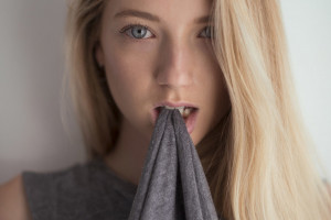 Wallpaper : Kaylee Killion, blonde, model, no bra, nipple through