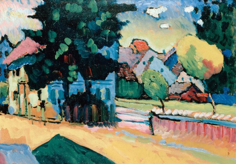 malování, Wassily Kandinsky, umělecká díla malování, Wassily Kandinsky, umělecká díla