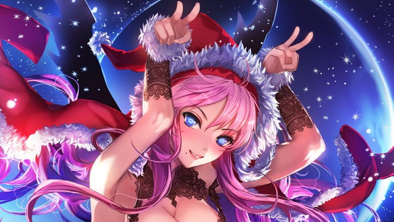 illustration, anime, anime girls, blue eyes, original characters, cartoon illustration, anime, anime girls, blue eyes, original characters, cartoon