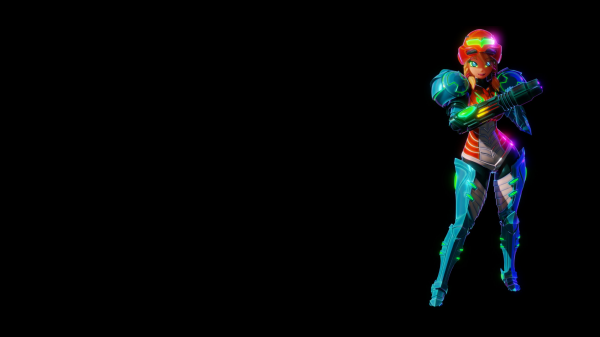 digital art,Metroid,Metroid Dread,black background,simple background,cannons