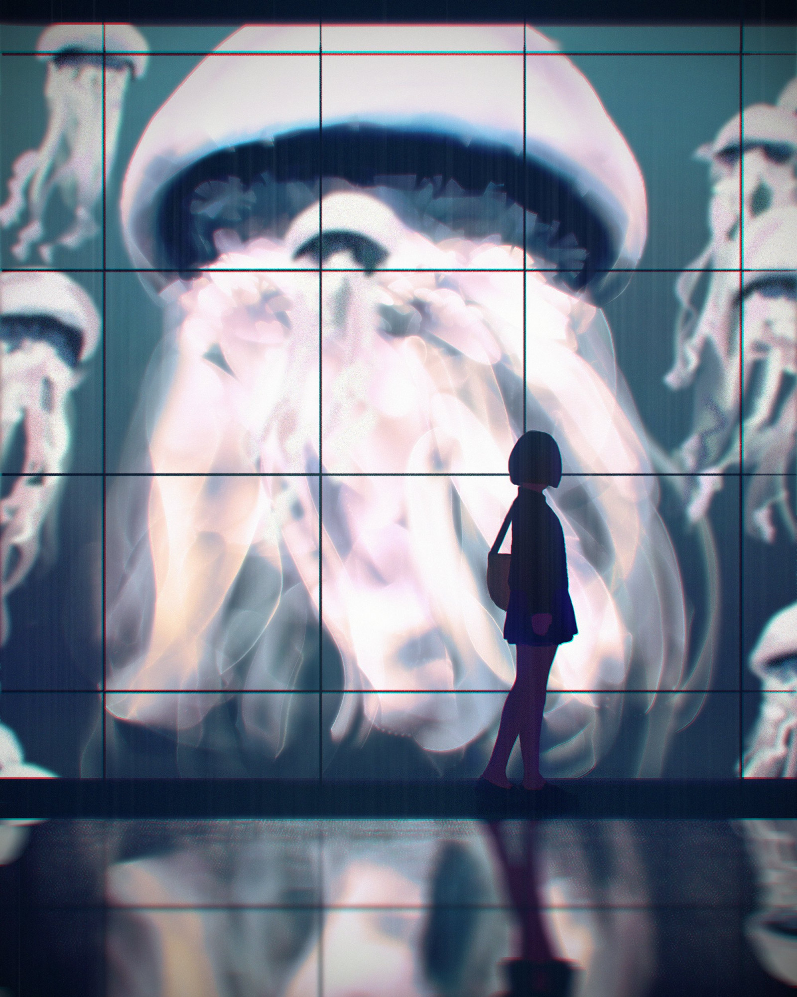 ร่างกายมนุษย์, หมวก, flash photography, Fedora, ยืน, หมวกกันแดด, ตัวอักษร, ผนัง, หมวก, ศิลปะ, Tints and shades, ความงาม, สมมาตร, การสะท้อน, ความมืด, รูปแบบ, ถนน, สนุก, ออกแบบ, กระจก, visual arts, เมือง, เงา, กลางคืน, เมือง, แบ็คไลท์, คนเดินเท้า, กราฟิก, ภาพประกอบ, ขาวดำ, ภาพเงา