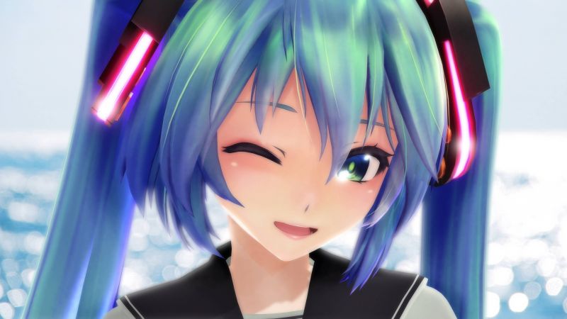 anime, anime dívky, umělecká díla, modrý, Vocaloid, Hatsune Miku anime, anime dívky, umělecká díla, modrý, Vocaloid, Hatsune Miku