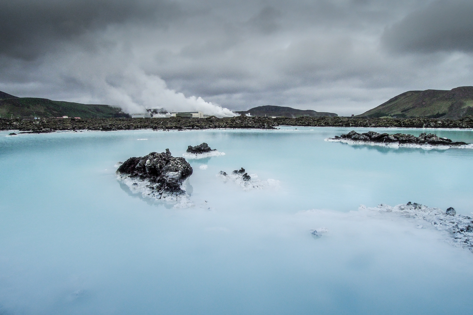 modrý, jezero, voda, ostrov, vidět, wasser, blau, modrá laguna, blauelagune