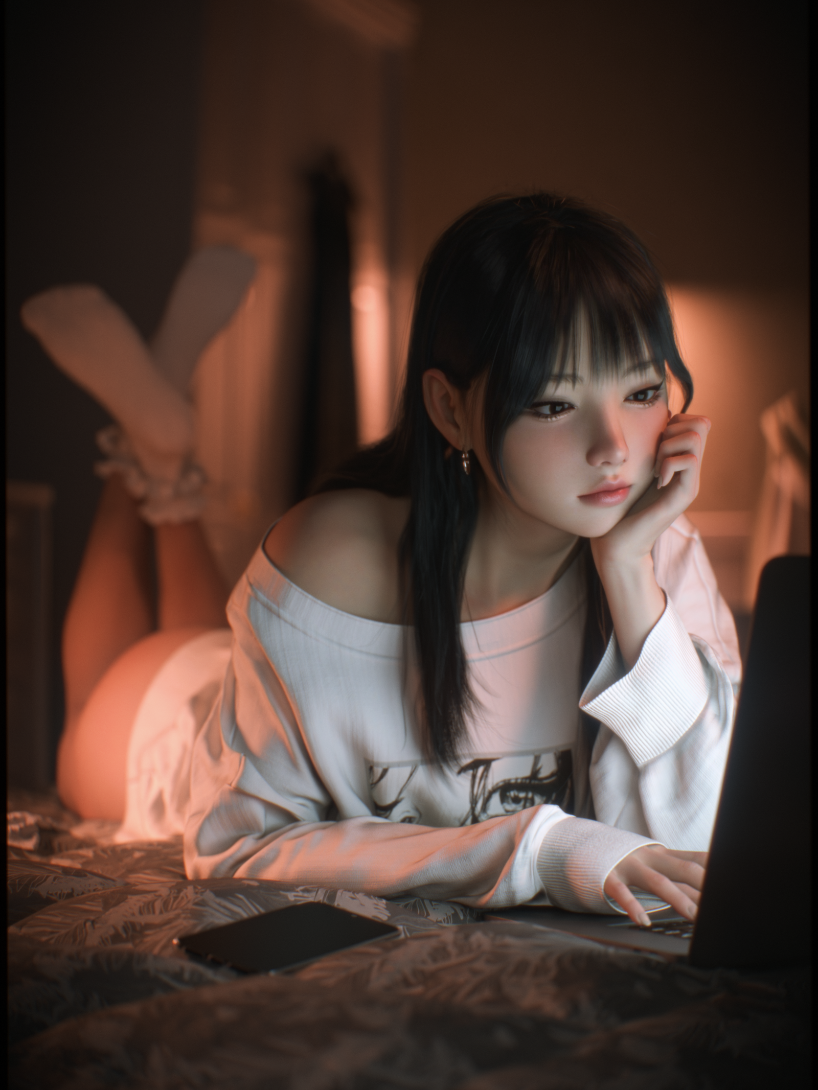 Shoe Lac3, 3DX, Blender